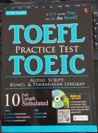 Toefl Practice Test Toeic : Audio, Script , Kunci, Dan Pembahasan Lengkap